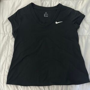 Nike Women's Black Cap Sleeve Tee